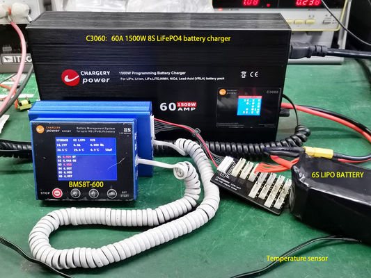 30V 1500W corrente di tensione regolabile Adaptore del caricabatterie SMPS 1S 4S 8S 60A