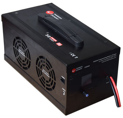 48V 3000W 13S LiPo, NMC, LiFe, LiTo, Pb, VRLA Acido di piombo AGM, GEL Caricabatterie per e-bike, moto elettrica 1-55A
