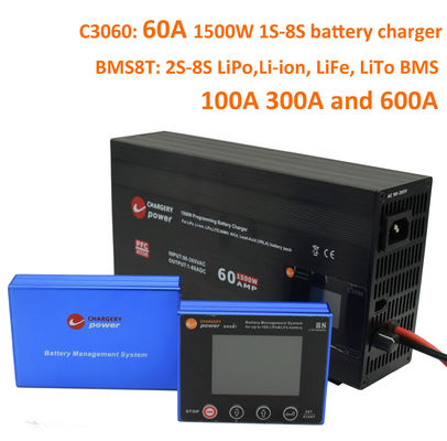 OEM NMC Lifepo4 Battery Management System BMS 4S 6S 600A Alta tensione