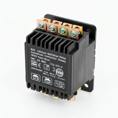 12V Bms Batteria al litio Contattore elettrico a corrente continua Relai con pannello montato